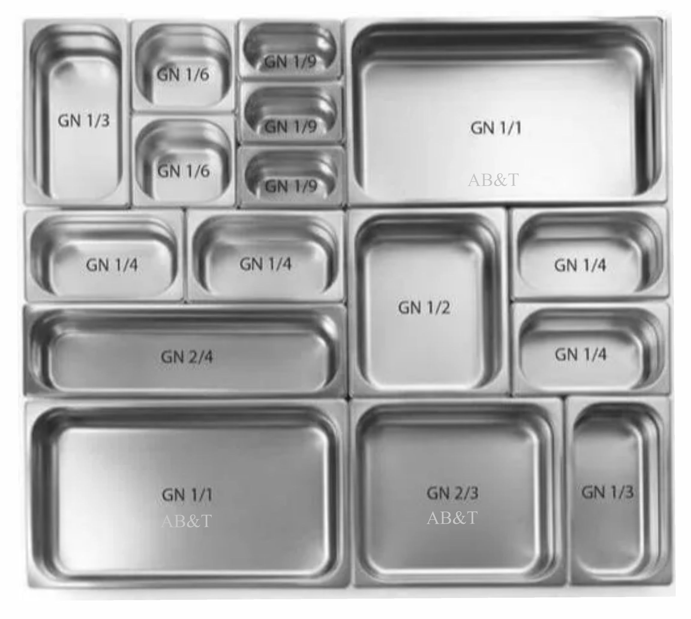 gastronorm pans for food storage