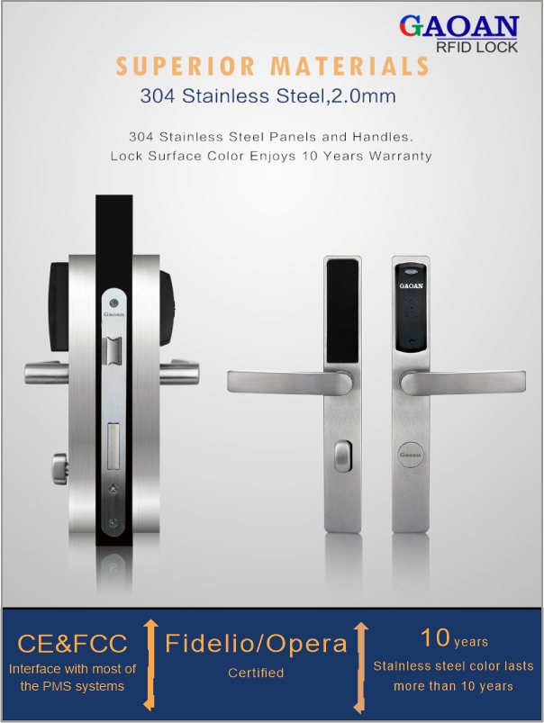 Orbita Narrow (E3464P) RFID Hotel Door Lock