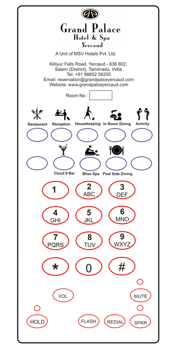 Faceplate for telephone