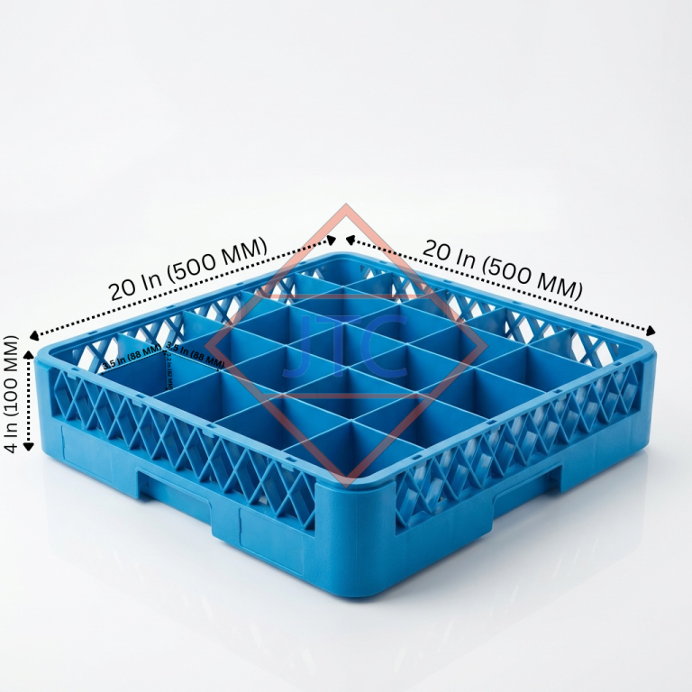 glass rack 25 compartment