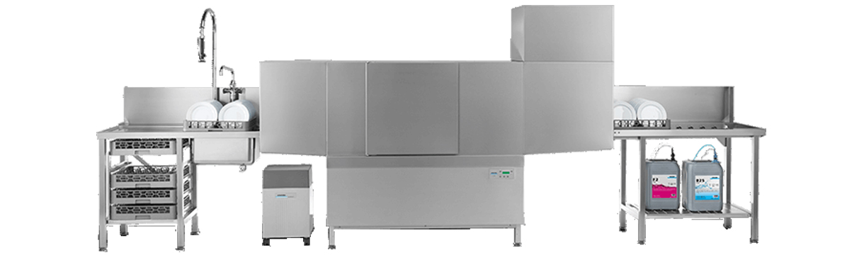 Winterhalter rack conveyor dishwasher C50