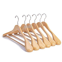 wooden coat hanger
