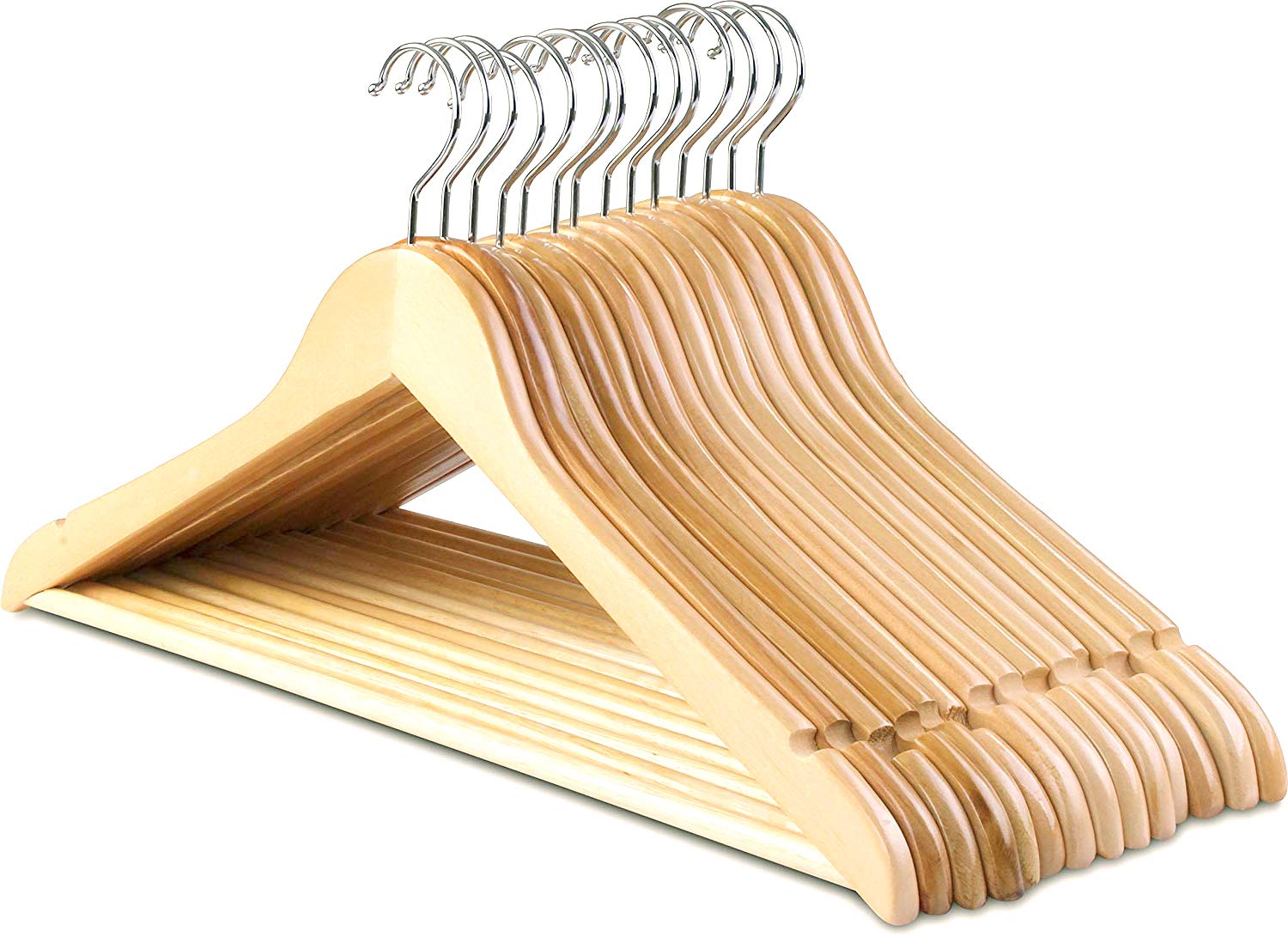 wooden shirt hangers