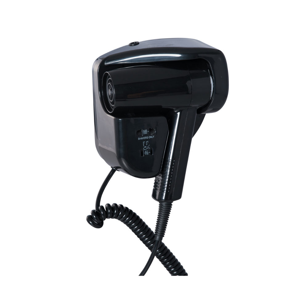 hotel hair dryer wall mounted