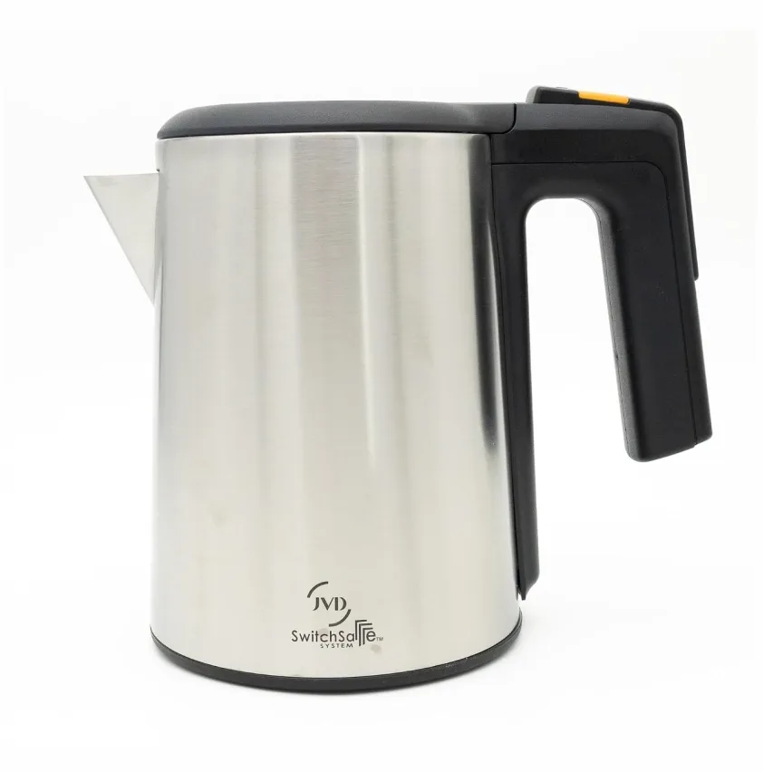 JVD Duchesse Electric Kettle 0.8L | 1310W Stainless Steel Electric Kettle | Auto Shut-Off & Boil-Dry Protection | Fast Water Boiler for Tea, Coffee, Instant Noodles & Soup jvd hotel duchesse kettles