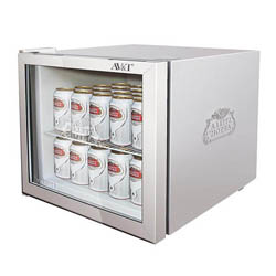 glass door mini fridge