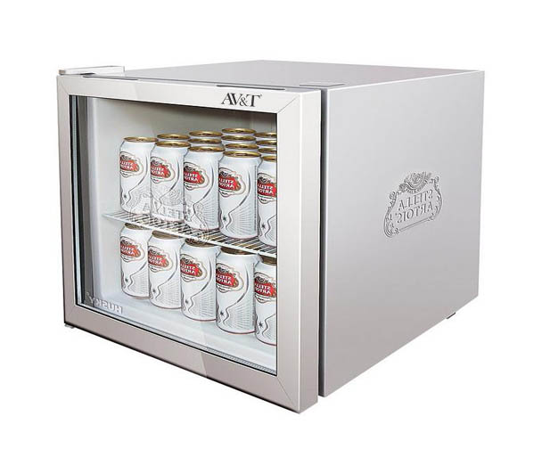 glass door mini fridge