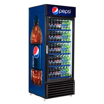 pepsi cold drink fridge