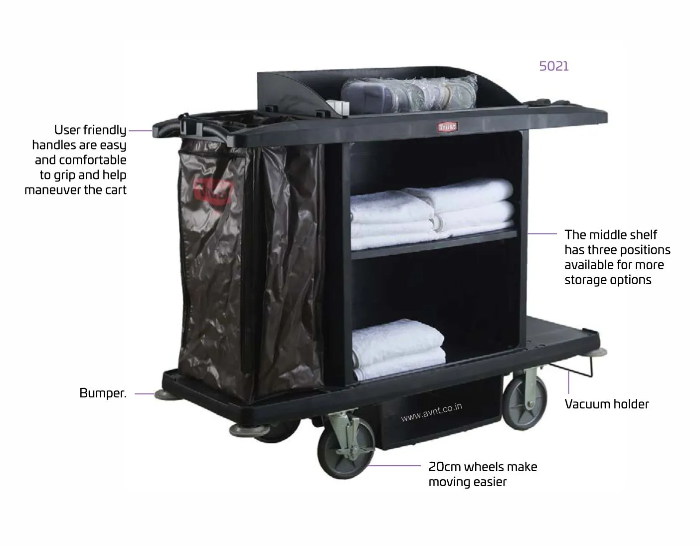 trust Grandmaid housekeeping carts